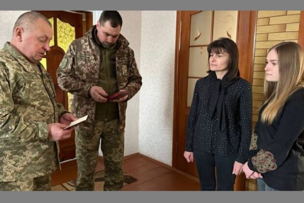 Державну нагороду полеглого Героя з Волині отримали дружина та донька