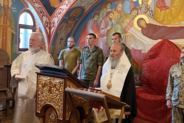Предстоятель УПЦ Онуфрій зустрівся із полоненими росіянами (Фото)