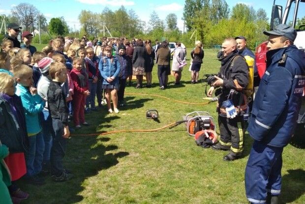 У Ратнівському районі під час «пожежі» евакуювали дітей