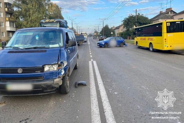 Не надав переваги в русі: у Луцьку сталася аварія (Фото)
