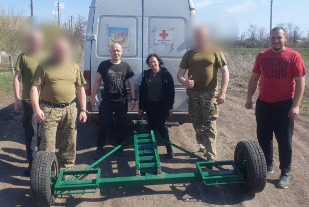 Волиняни змайстрували мінілафети для евакуації розбитої військової техніки