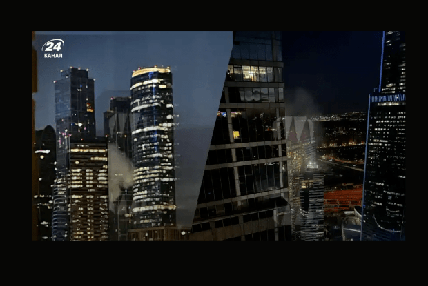 Вночі безпілотники знову вдарили по столиці росії (Відео)