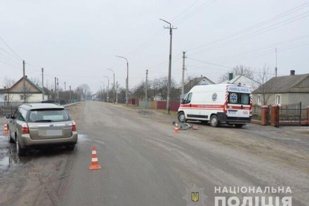 На Волині велосипедист влетів під авто (Фото)
