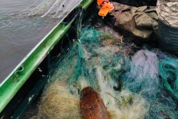 На Стиру виявили 9 браконьєрських риболовних сіток