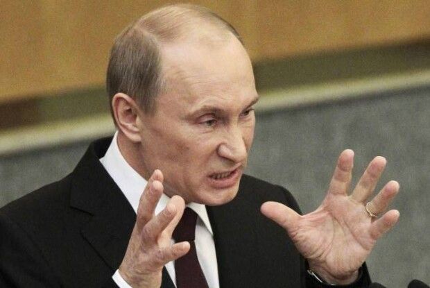 У Франції путіна зобразили вбивцею голуба миру (Фото)