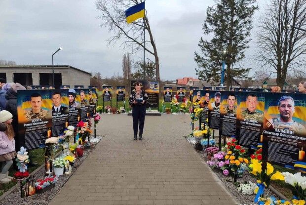 У громаді на Волині відкрили меморіальні дошки загиблим захисникам (Фото)