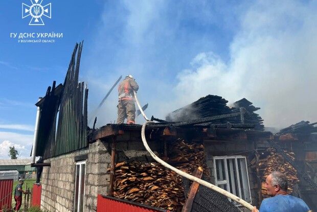 За минулу добу волинські рятувальники ліквідували 5 пожеж