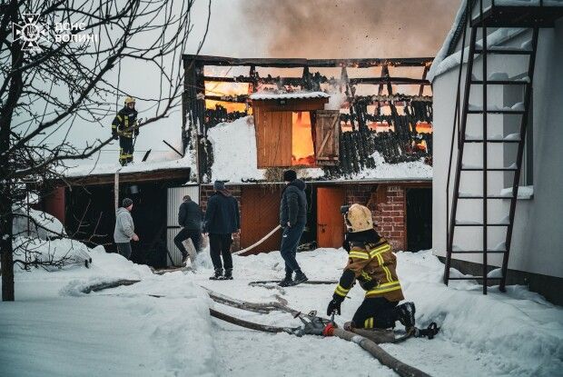 Поблизу обласного центру Волині сильно горіло