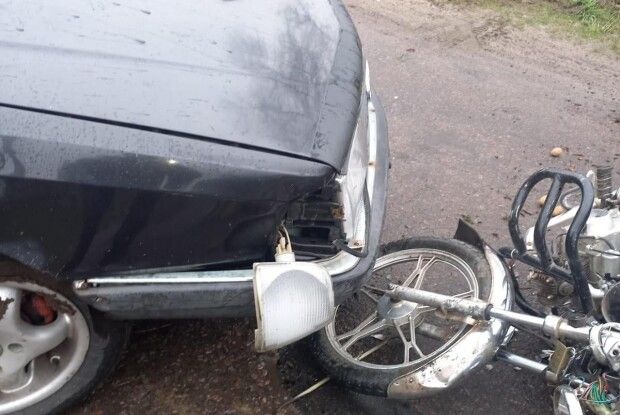 На Волині п’яний водій збив мотоцикліста: постраждалого шпиталізували