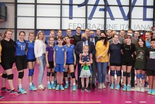 Українські спортсмени стали частиної великої італійської волейбольної родини