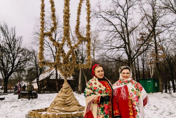 В Україні встановили тризуб-рекордсмен з дідухів