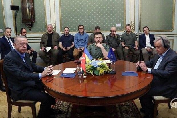 Зеленський, Ердоган і генсек ООН говорили 40 хвилин