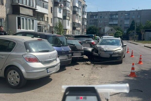 Нетверезий водій на Волині спричинив масштабну ДТП за участю п’яти автомобілів