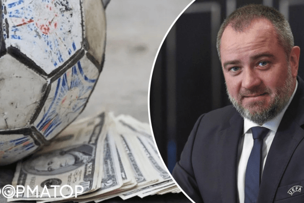 Колишній перший чоловік в українському футболі, якого звинувачують у нанесенні збитків на 1,7 мільярда гривень, утік за кордон