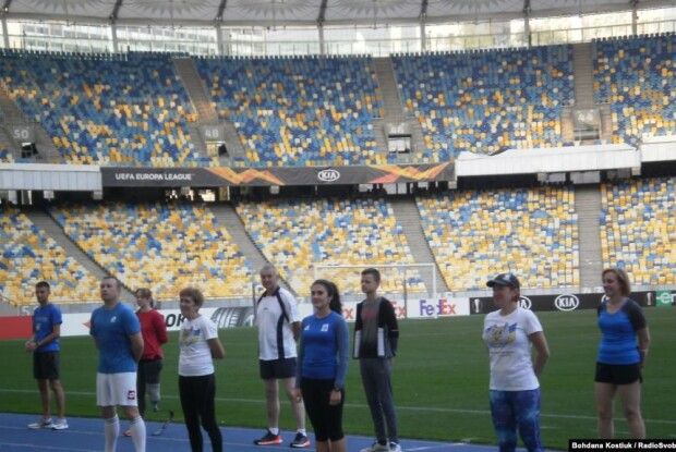 Тренувались ветерани АТО разом із спортсменами-олімпійцями