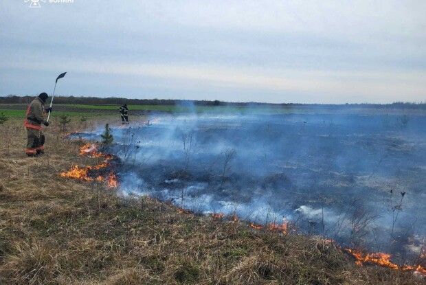 Велику частину Камінь-Каширщини на Волині окутав дим