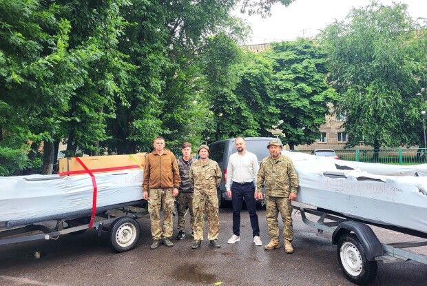 Захиснику з Ковеля придбали водний транспорт для стримування ворога на Херсонському напрямку