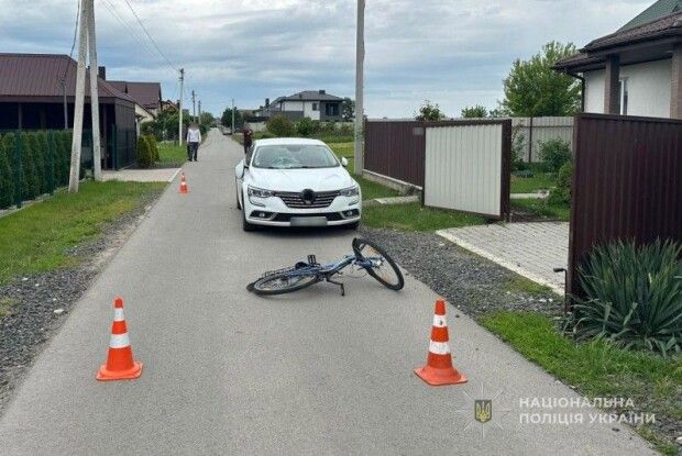 Неподалік Луцька 12-річний велосипедист потрапив під колеса автівки