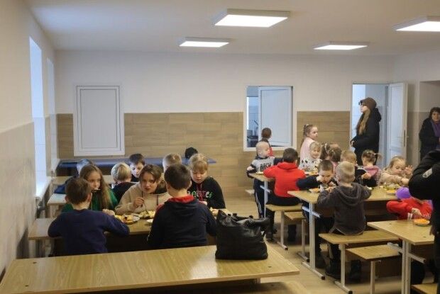 У селі на Волині здійснили реконструкцію шкільної їдальні
