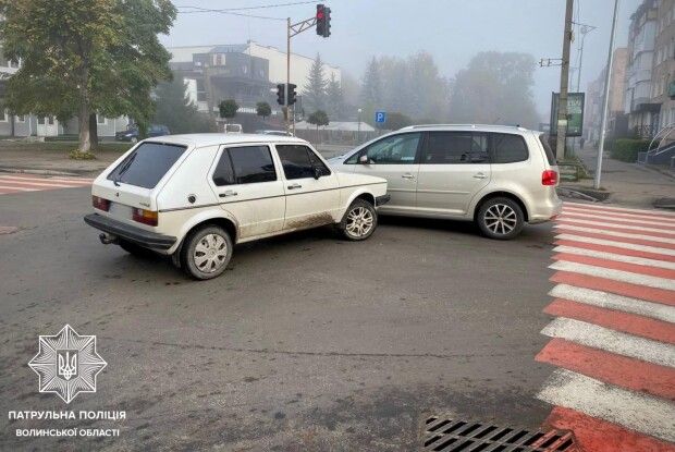 Без прав і п'яний: на Волині не розминулися дві автівки