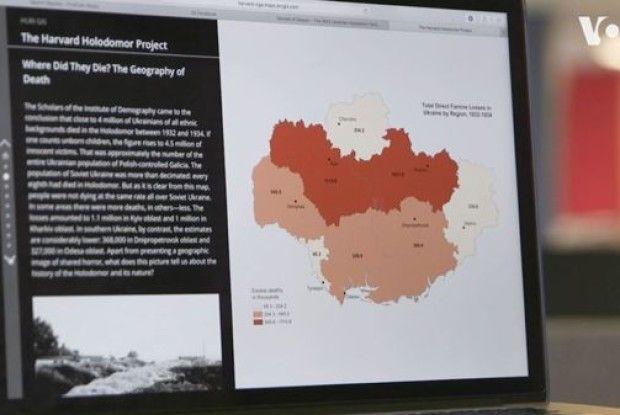 У Гарварді створили інтерактивну мапу Голодомору 1932-1933 років (ВІДЕО)