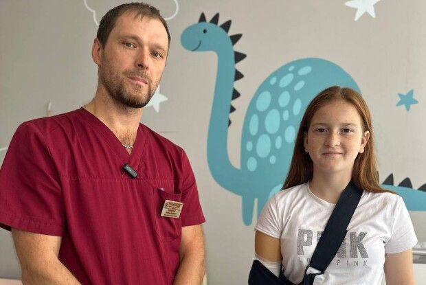 Як у Луцьку лікують складні переломи дітей титановими стержнями