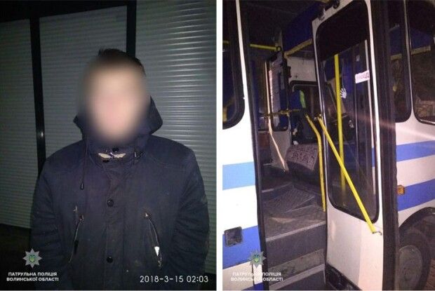 Юний володимир-волинець вирішив заночувати... в автобусі