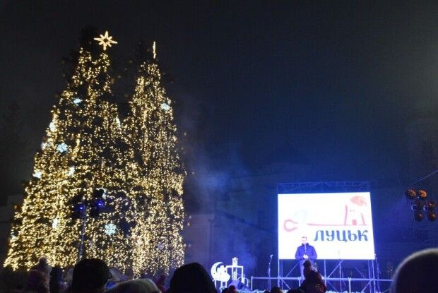 У Луцьку на святкуванні Нового року цьогоріч не економили
