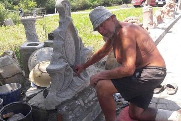 Волинський скульптор облаштовує «Галерейну набережну» у Луцьку (Фото, відео)