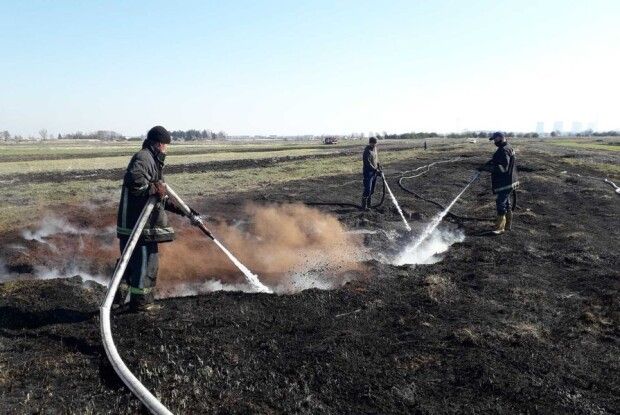 За минулі вихідні на Волині виникло 22 пожежі в екосистемах