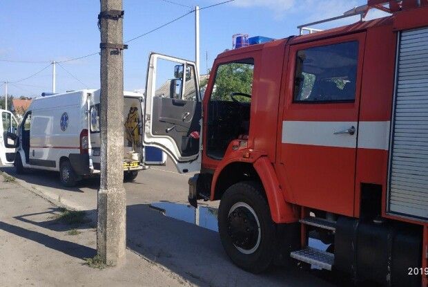 У Сарнах – пожежа на Вишневій вулиці (фото)