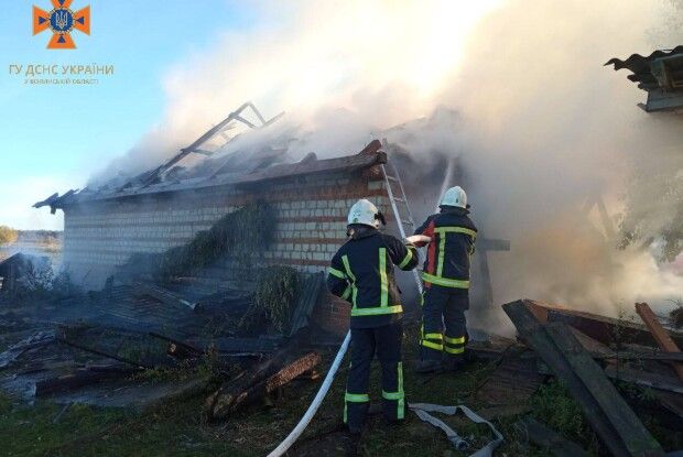 На Волині за добу сталося три пожежі через замикання (Фото) 