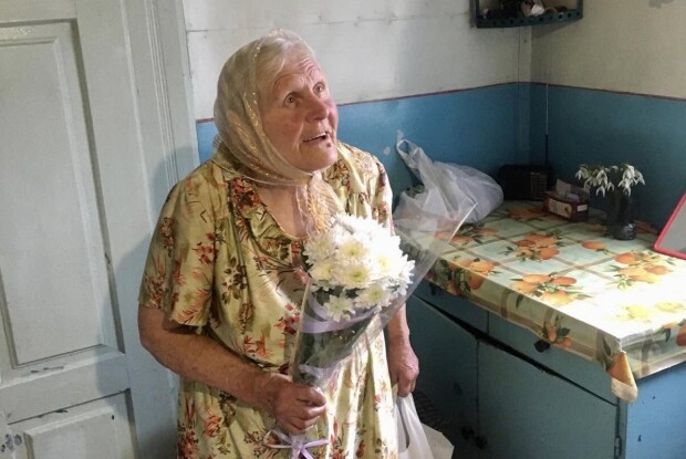 На Волині привітали довгожительку