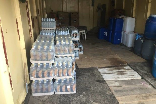 В луцькому гаражі бодяжили горілку