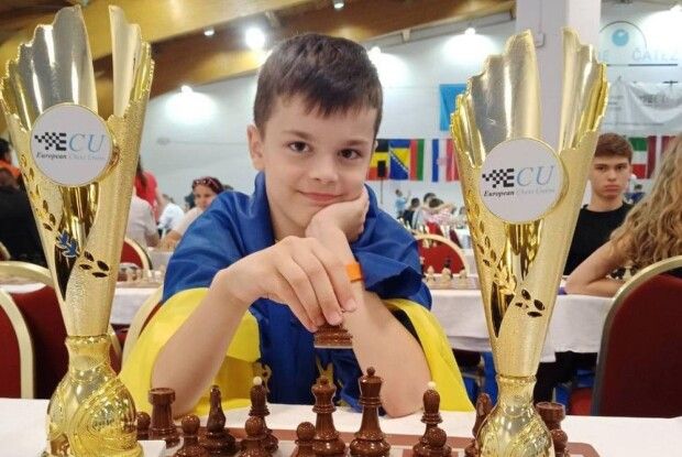 8-річний волинянин став призером чемпіонату Європи зі швидких шахів у Словенії