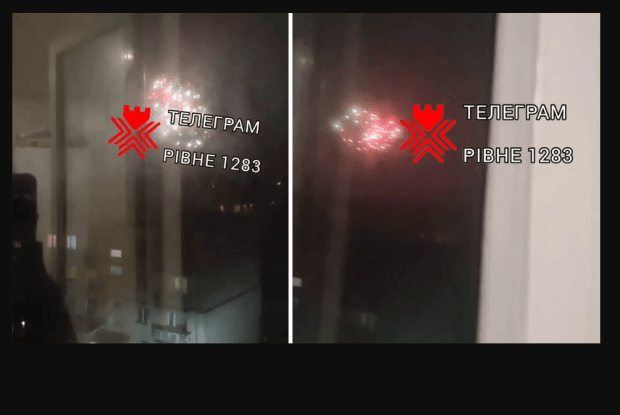 На Західній Україні запустили салюти у річницю вторгнення росії