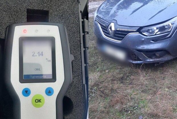 На Рівненщині п`яний водій, який перевищив швидкість отримає по заслугах