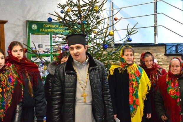 Парафіяни колядували лісникам, які допомагали будувати церкву