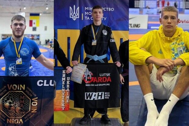 Троє юних борців із Волині довели, що є найсильнішими в країні