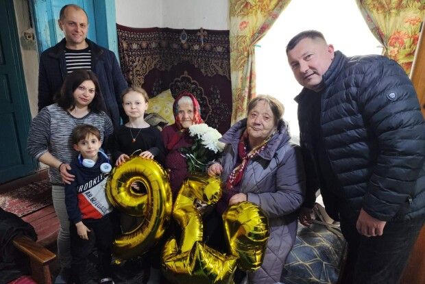 Мешканка села на Волині відзначила свій 95-й день народження