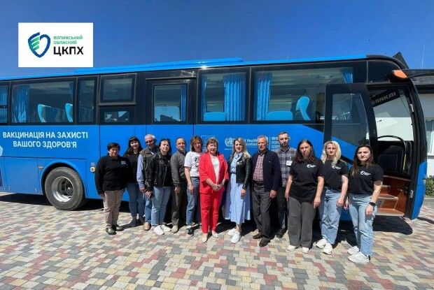 Вакцинальний автобус відвідав ще одне село на Волині