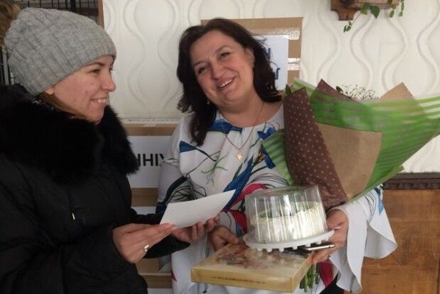 Зі святом жінки і весни у Ковелі привітали дружин загиблих Героїв