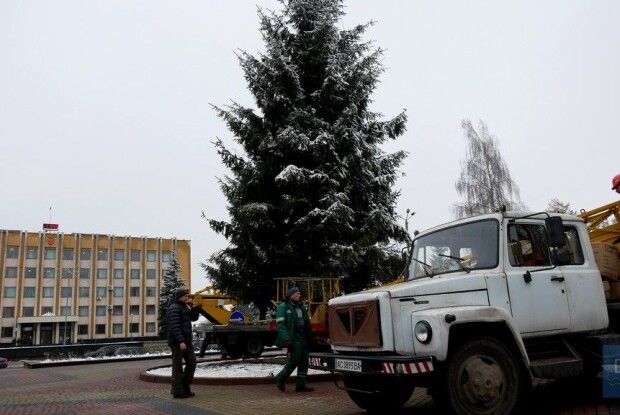 У волинському місті ялинку вже 30 років прикрашає одна й та сама людина
