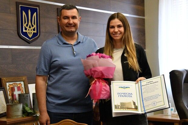 Волинську спортсменку-дефлімпійку привітали з високими досягненнями