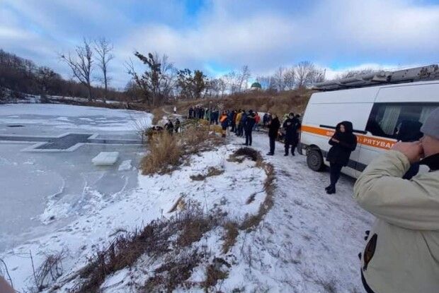 У Водохресній ополонці під Києвом втопився 52-річний чоловік (Фото)
