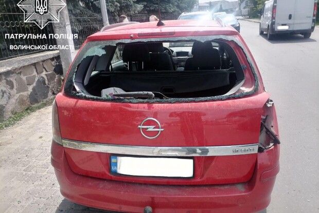 На Волині водій спричинив ДТП і втік (Фото)