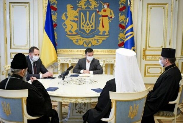 Зеленський зустрівся з лідерами ПЦУ, УГКЦ та УПЦ (МП)