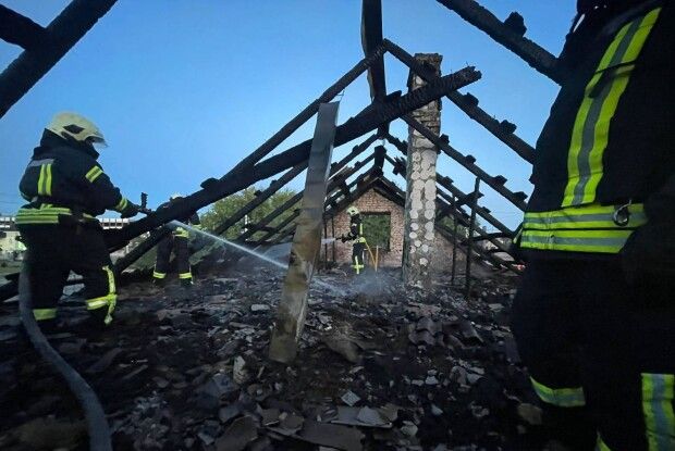 Сьогодні в обласному центрі Волині горів великий будинок