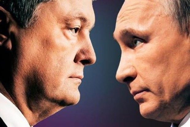 Штаб Порошенка про Путіна на бордах: «Дозволу у вбивці не питали»