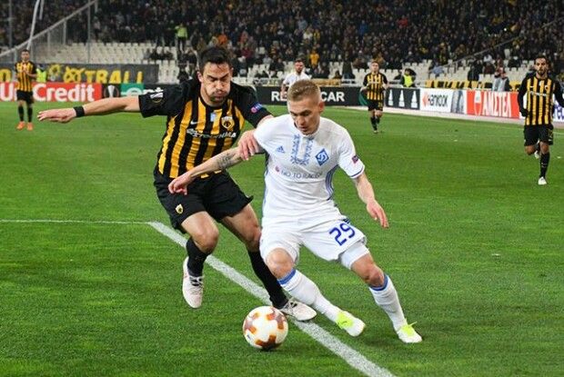 Київське «Динамо» повертається з Афін із нічиєю (Відео)